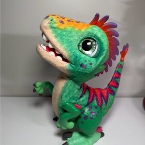FurReal Friends Munchin Baby T Rex 12”Interactive Talking Dinosaur Works